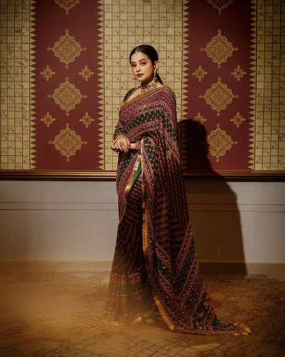 Digital Soft Georgette Saree