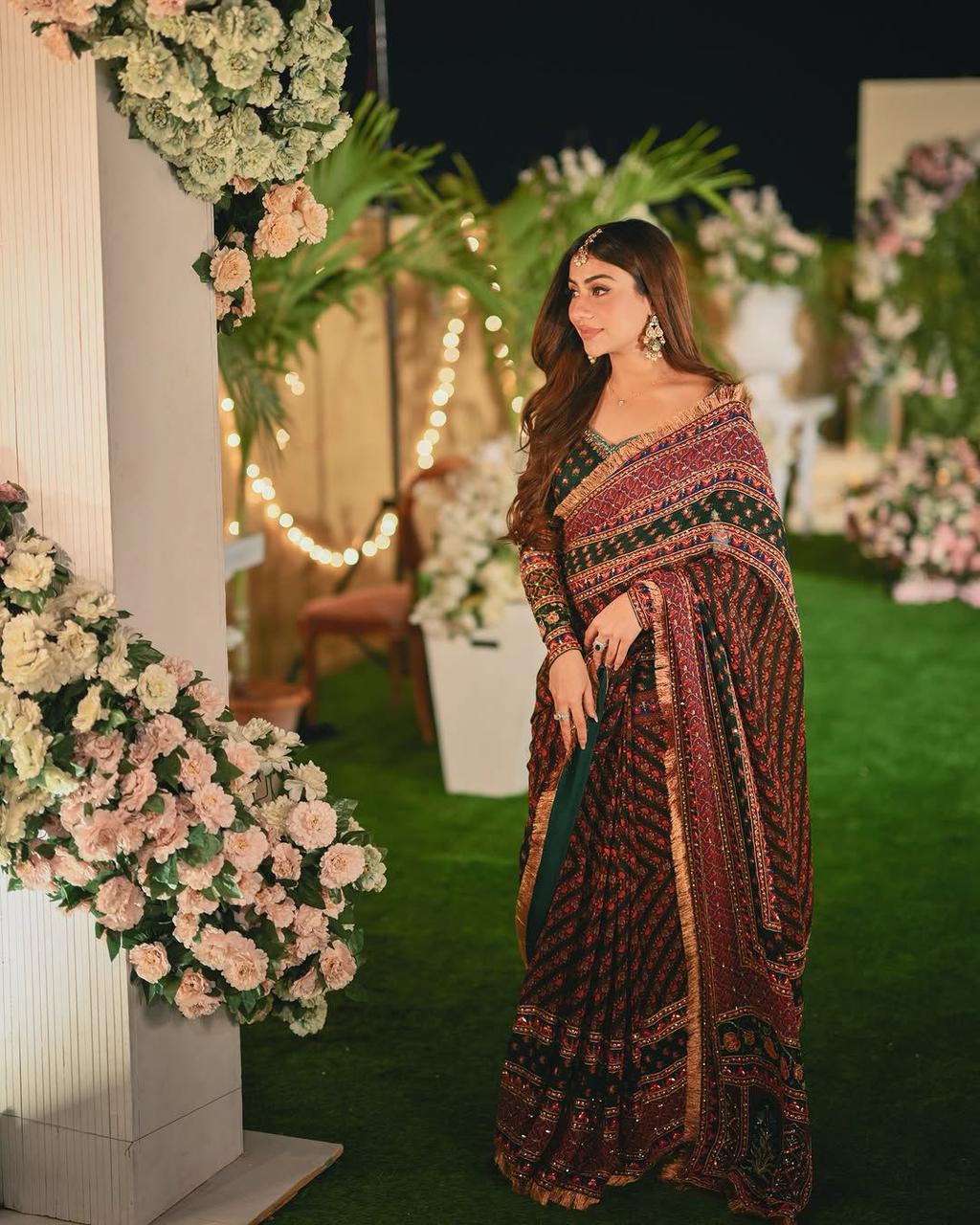 Digital Soft Georgette Saree