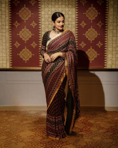 Digital Soft Georgette Saree