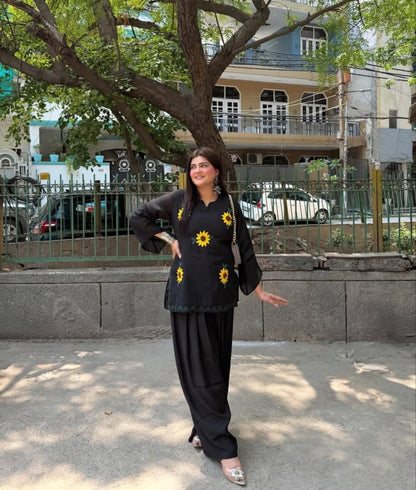 Sunflower Coord Set - Flat lay product view
