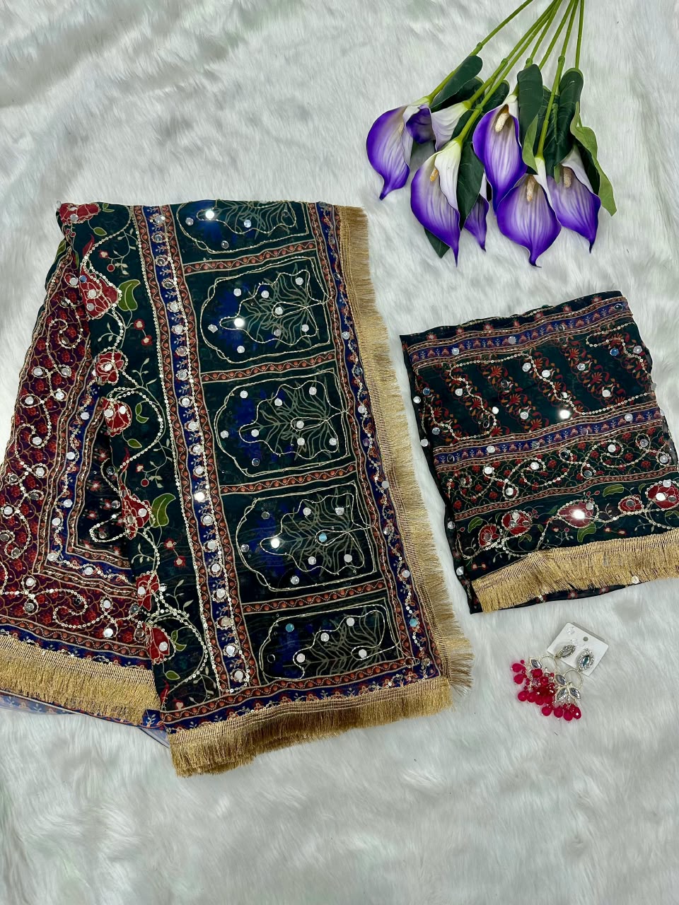 Digital Soft Georgette Saree