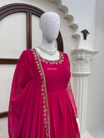 Designer Gown with Pant Set