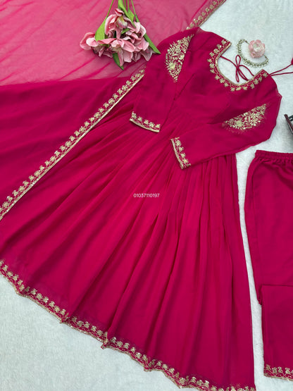 Designer Gown with Pant Set
