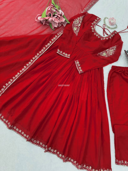 Designer Gown with Pant Set