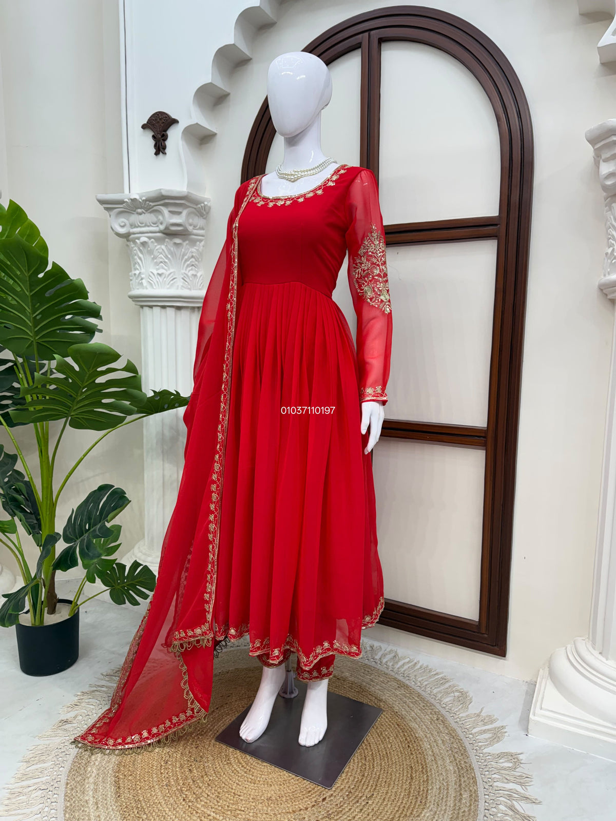 Designer Gown with Pant Set