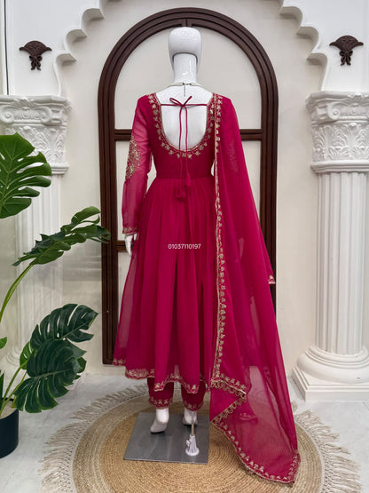 Designer Gown with Pant Set