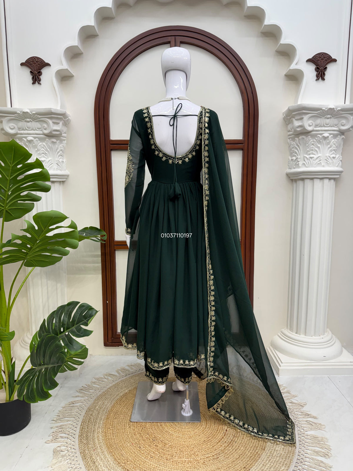 Designer Gown with Pant Set