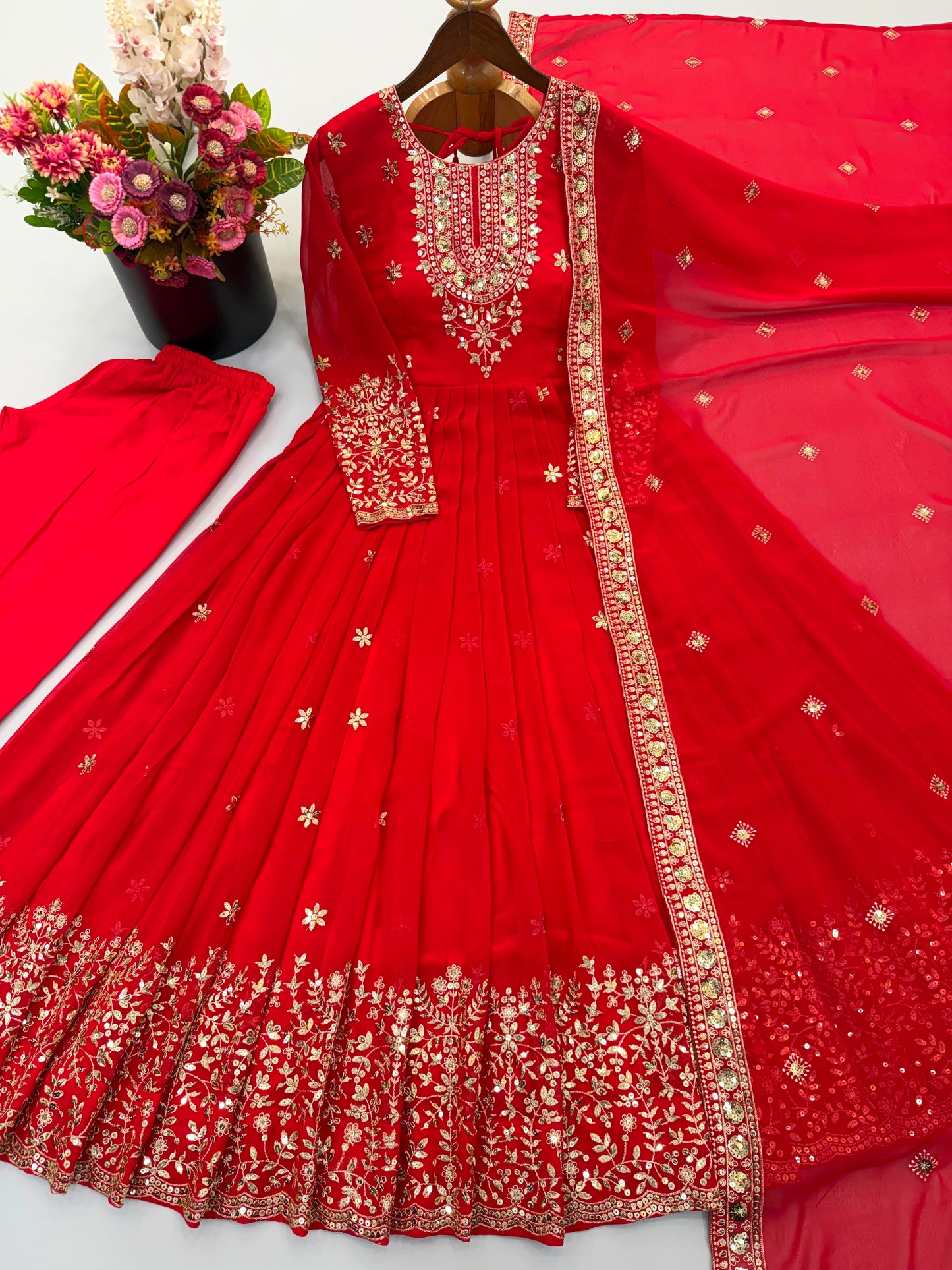 GOWN PANT DUPATTA
