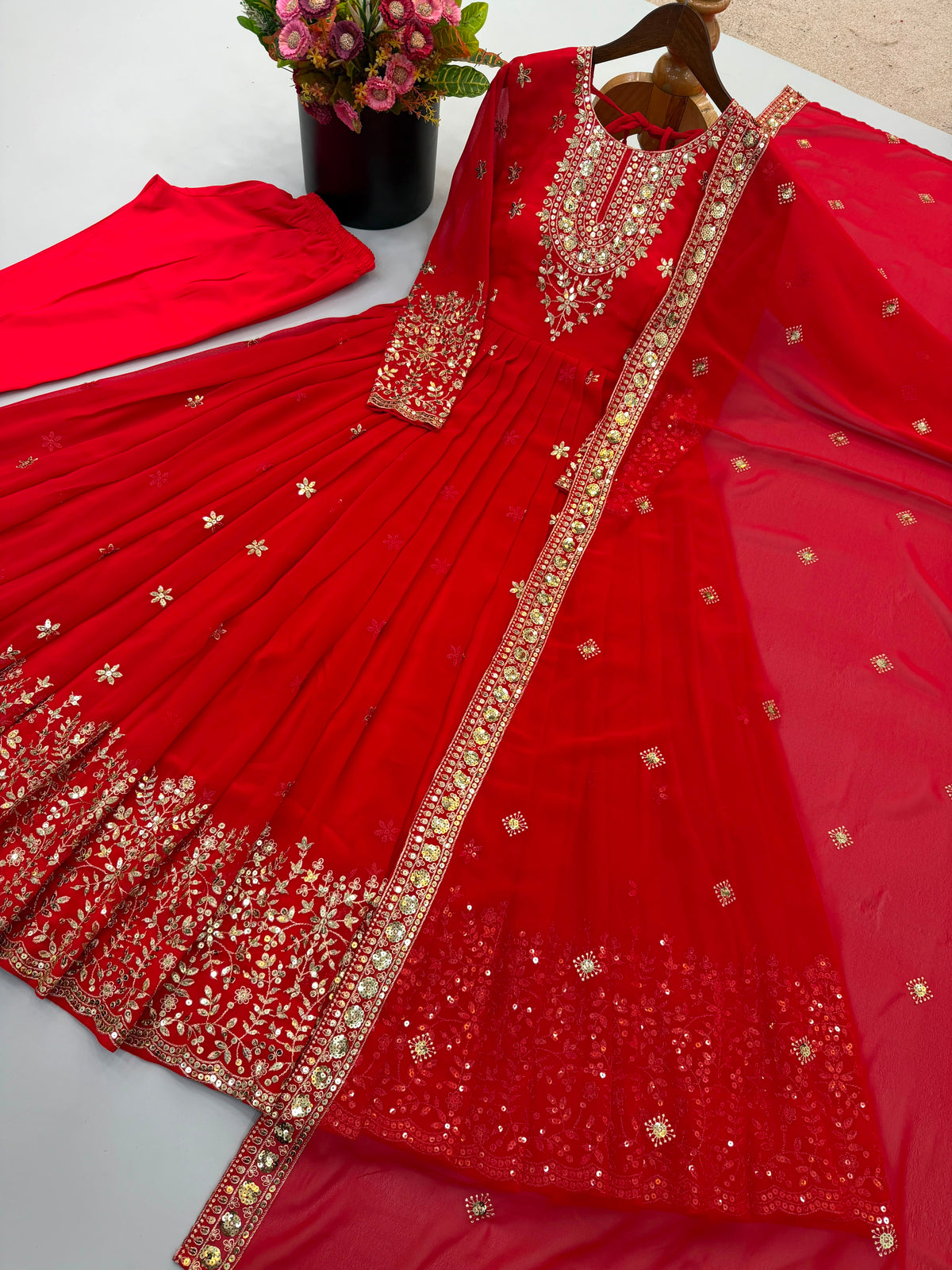 GOWN PANT DUPATTA