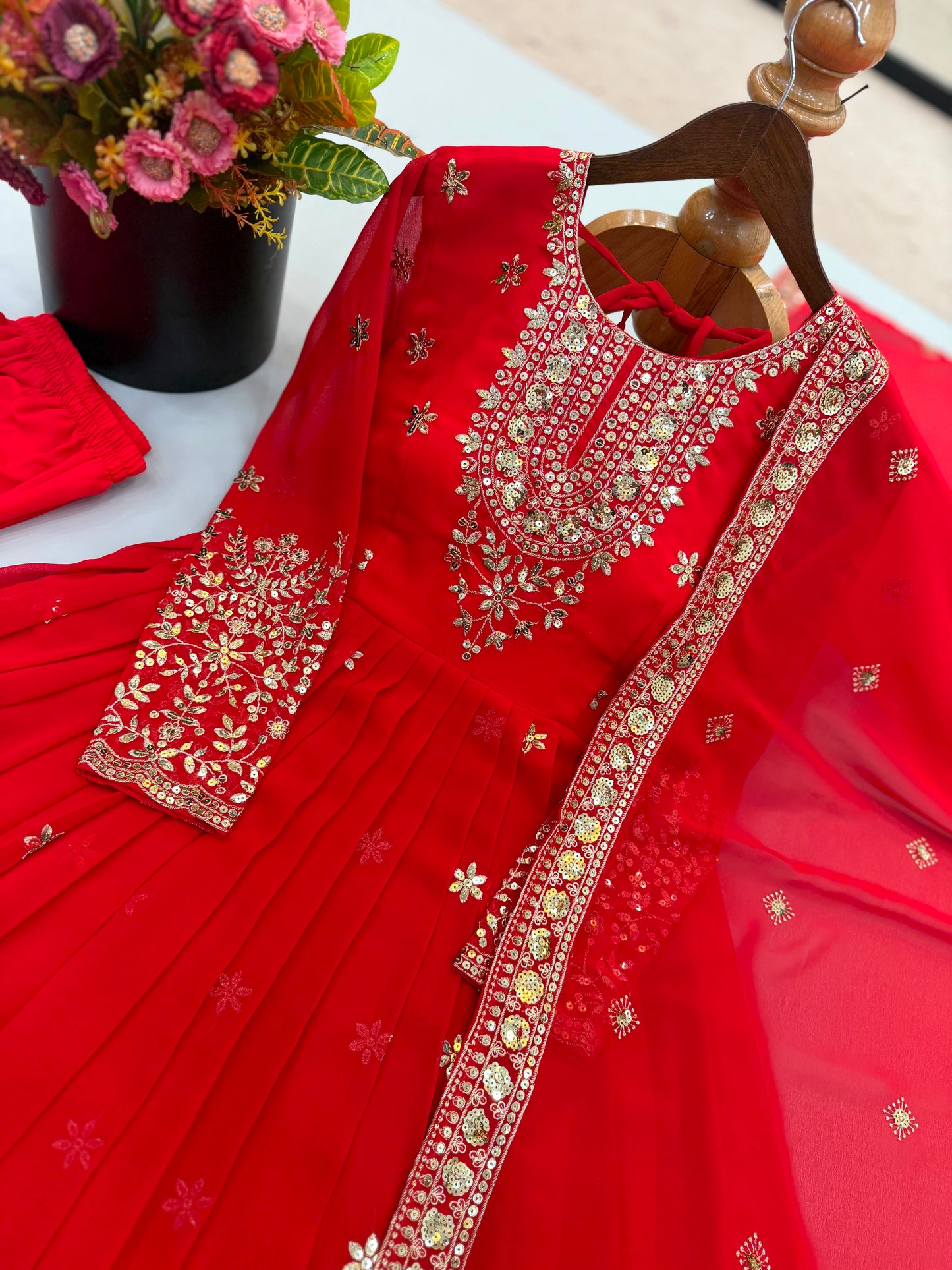 GOWN PANT DUPATTA
