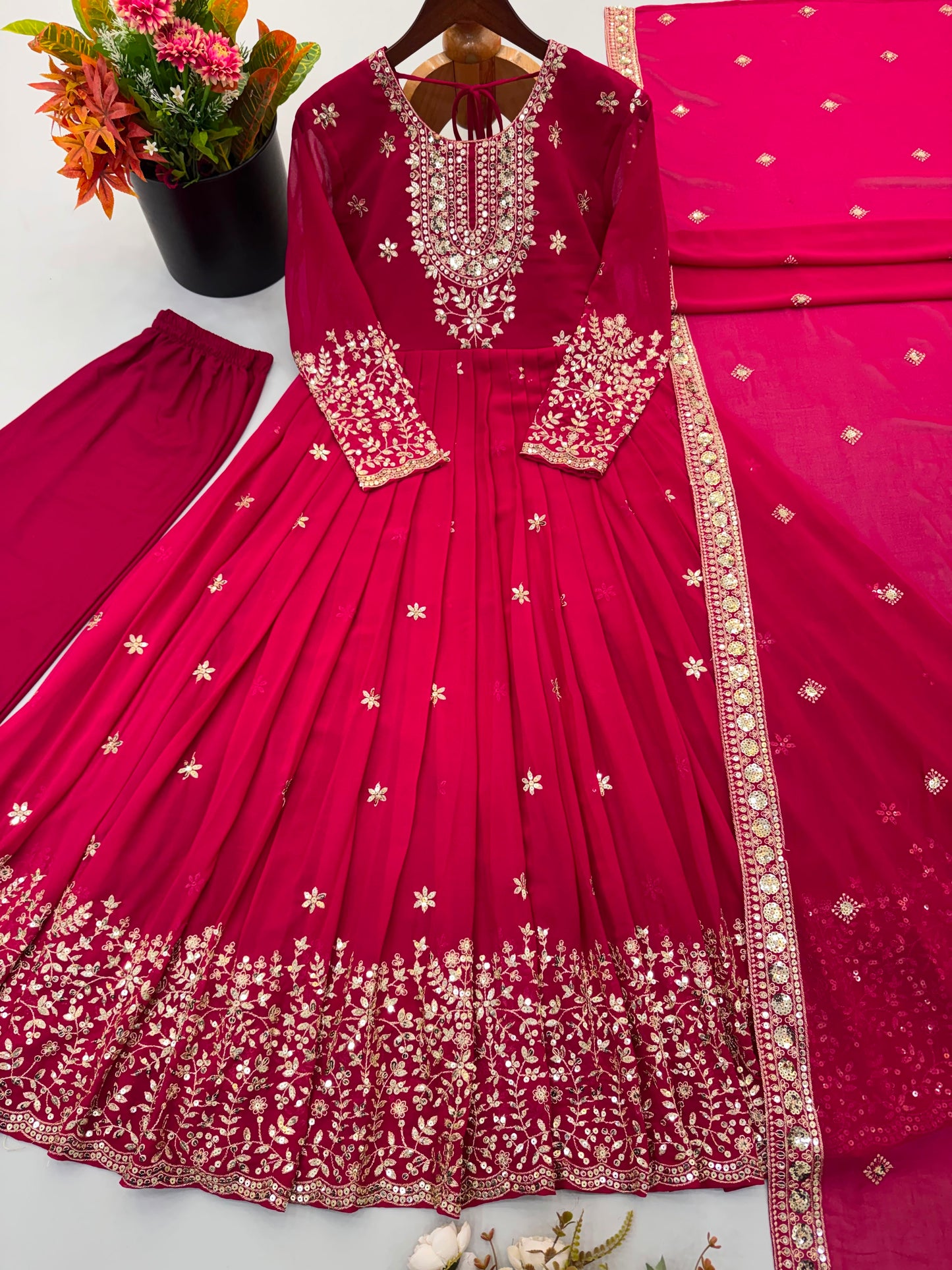 GOWN PANT DUPATTA