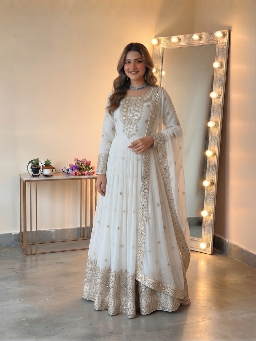 GOWN PANT DUPATTA