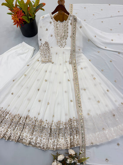 GOWN PANT DUPATTA