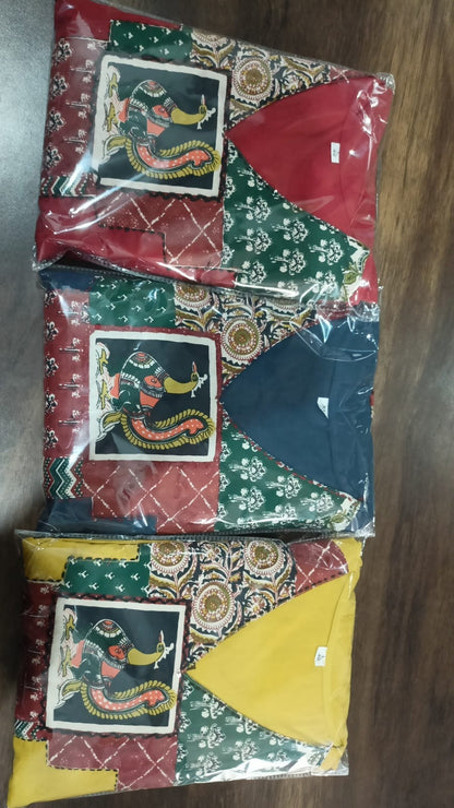 💫Easy Breezy Summer Cotton Kurta pent and Dupatta Sets*