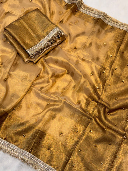 Premium Banarasi Tissue Saree