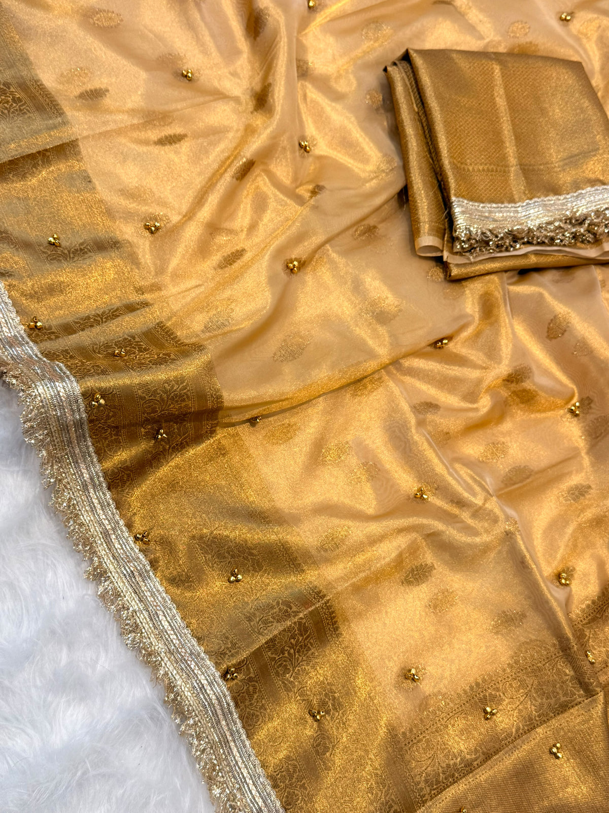 Premium Banarasi Tissue Saree