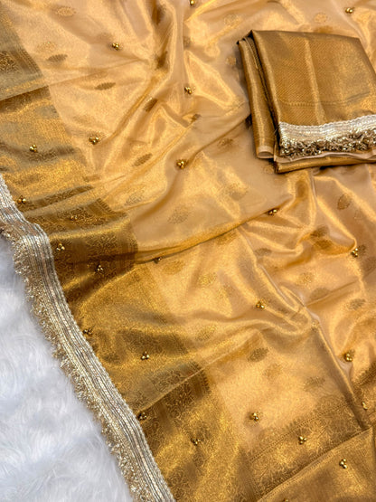 Premium Banarasi Tissue Saree