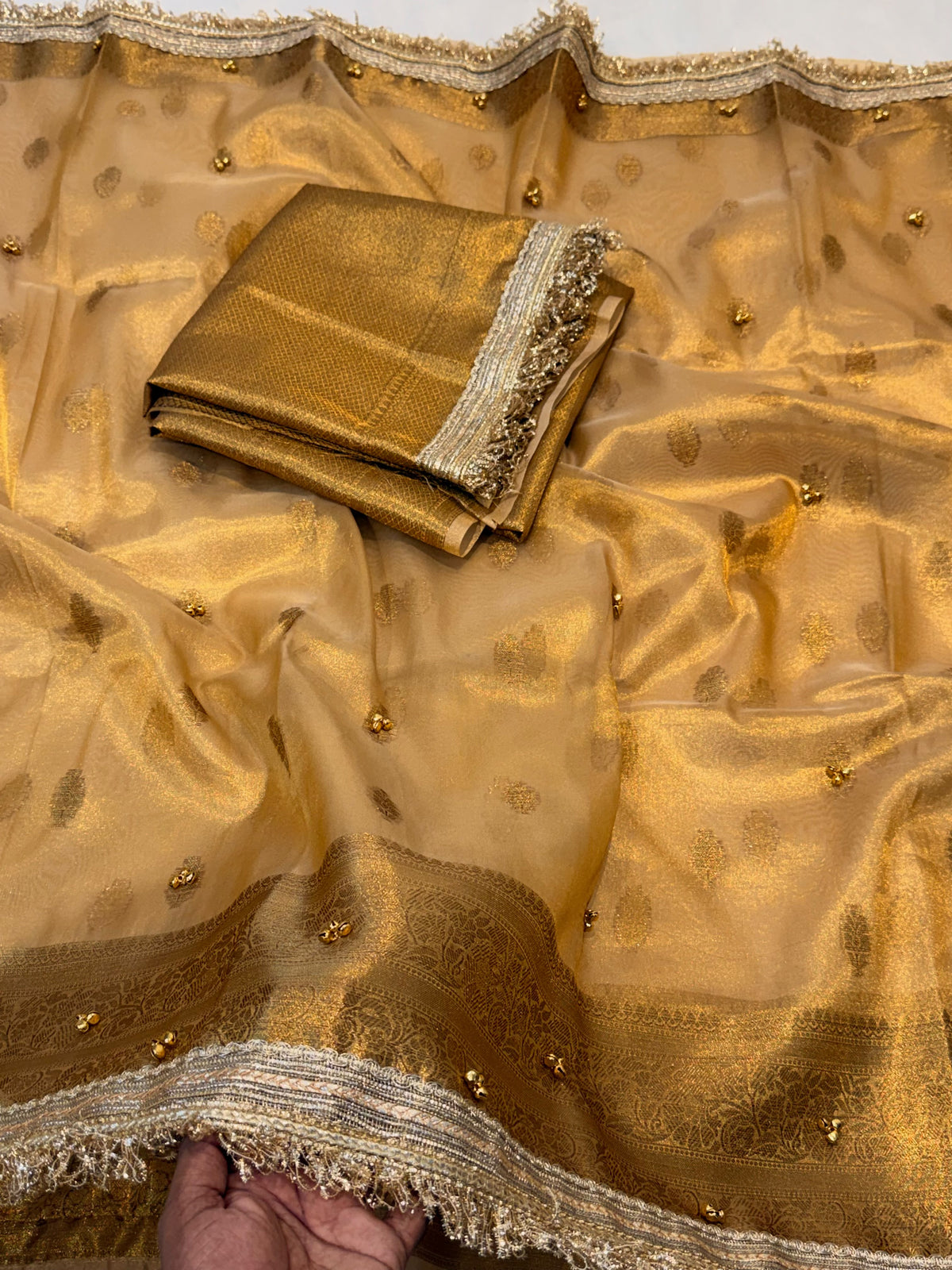 Premium Banarasi Tissue Saree